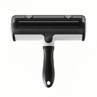 Brosse Anti-Poils Auto-Nettoyante avec Poignée Amovible en Matériau ABS Solide, Rouleau Réutilisable pour Chats et Chiens