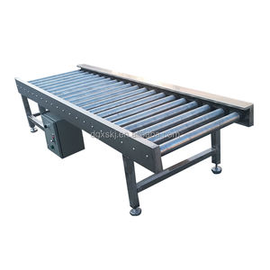 XS310 Çin Üreticisi Özelleştirilebilir Ayarlanabilir Hızlı 1m Paslanmaz Çelik Rulolu Yerçekimi Senkron Kayışlı Rulolu Konveyör Makinesi - Product Image 5