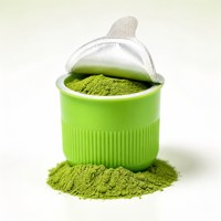 Bouteille de poudre de matcha Xuhuang avec bouchon à vis sécurisé, réutilisable, OEM, ODM, étiquette privée, en vrac