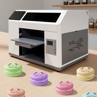 Mesin Printer Inkjet Flatbed A3 untuk Cetak Gambar LOGO di Kue, Kue Kering, Roti, Permen, dengan Tinta Edible, Mesin Cetak Langsung, Grosir