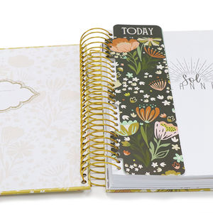 Cuaderno personalizado de cubierta dura con papel rosa, <span class=keywords><strong>Agenda</strong></span> B5, A5, espiral, planificador, muestra gratis, <span class=keywords><strong>2022</strong></span>, <span class=keywords><strong>2023</strong></span> - Product Image 4