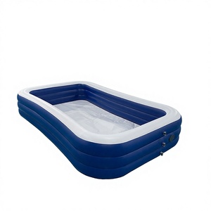 Piscina Inflable de PVC Personalizada con Bomba Eléctrica Integrada - Product Image 3