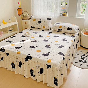 Falda de cama de uso doméstico impresa con patrón elegante - Product Image 3