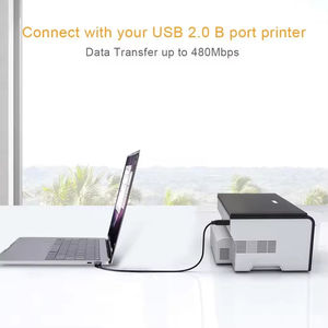 Création de câble USB B vers USB C câble d'imprimante Type C cordon pour MacBook câble pour Yamaha Piano numérique <span class=keywords><strong>clavier</strong></span> contrôleur DAC - Product Image 4