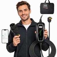 Chargeur EV portable GB/T 3,5 kW 16A certifié, prise d'alimentation personnalisée, station de recharge portable pour véhicules électriques