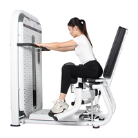 Équipement de fitness GYM, machine d'abduction et d'adduction, machine d'abduction et d'adduction des hanches à charge par broche avec poignée