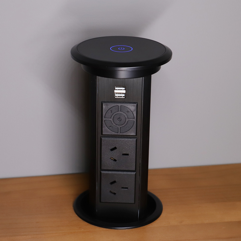 Power Point Socket Automatic Retractable Pop up Power Point Socket With Wireless Charging