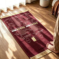 Tapis de prière moderne en mousse à mémoire de forme, pliable et antidérapant, idéal pour les programmes éducatifs, l'usage domestique et les cadeaux personnalisés – Direct Usine