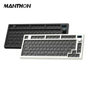 MAXFIT81 VIBE Kit de clavier de jeu mécanique sans fil 81Key personnalisé 2.4Ghz BT 5.2 filaire RGB Hot Swap Keyboard DIY Kit