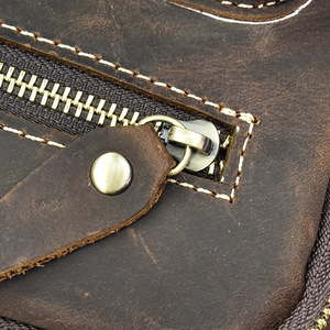 Sac bandoulière de style western fait main de haute qualité en cuir pleine fleur et rotin, avec fermeture éclair, imperméable, vintage, type <span class=keywords><strong>selle</strong></span> - Product Image 5