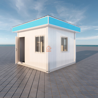 conteneurs détachables préfabriqués à vendre Hangar de stockage de salle de jardin de conteneur plat modulaire portable prêt