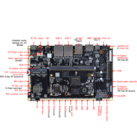 Carte de développement Rockchip RK3576 avec 6.0Tops 4GLTE Android OS Embedded Linux 128 GB DDR4 Nouvelle capacité RAM maximale de 64 GB