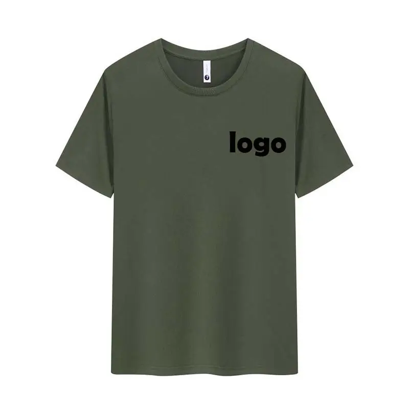 Look solid color High quality crewneck bulk t shirt orders wholesale t shirts 100% cotton