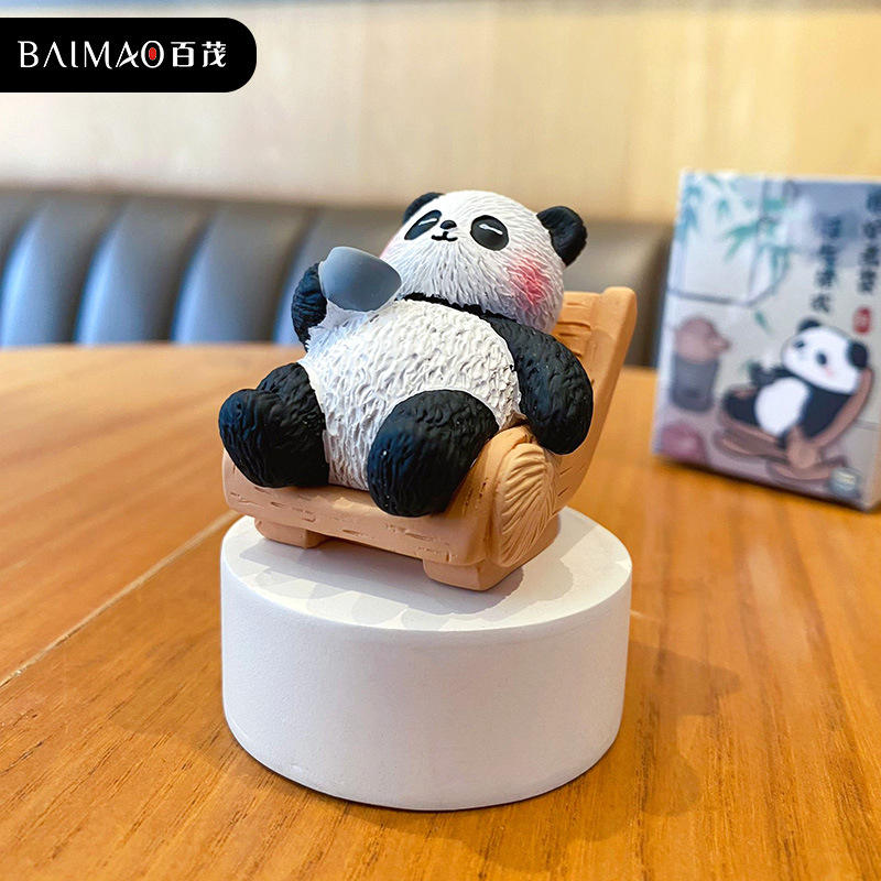 Original panda-style eight-talents ornament