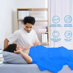 แผ่นรองรับแรงกดแบบยืดหยุ่นสำหรับเด็ก สีฟ้า สำหรับช่วยการนอนหลับ อายุ 4-6 ปี - Product Image 3