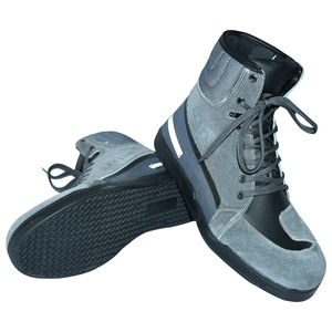 Nuevo diseño de botas de cuero de motociclista para hombre, botas de carreras de motos con tela de cuero personalizable, zapatos de moto - Product Image 4