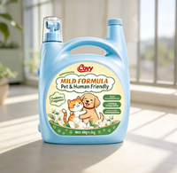 Lessive enzymatique douce 5KG Parfum naturel gardénia Convient aux animaux domestiques et aux familles Parfum longue durée 80% d'ingrédients naturels