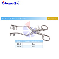 Professional Veterinary Weitlaner Self Retaining Retractor Stainless Steel Surgical Instrument for Pet Orthopedics
