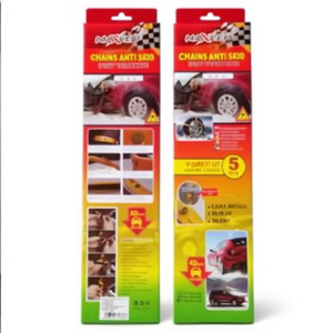 Chaînes antidérapantes taille M 5 pièces pour pneus de voiture usage hivernal - Product Image 2