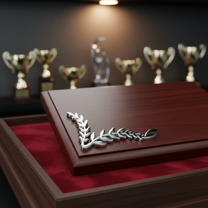 Decorazione Trofeo Grande in Metallo, Medaglia e Targa - Product Image 2