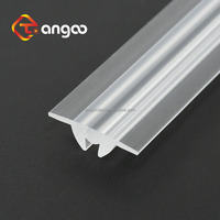 Diffuseur d'extrusion LED à 60 degrés avec transmittance lumineuse de 92 %, en PMMA ou en PC, pour bande lumineuse LED