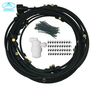 Système d'arrosage de 6 m de longueur avec buses en laiton à connexion rapide pour l'arrosage du jardin et le refroidissement extérieur - Product Image 3