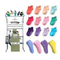 Machine à tricoter des chaussettes entièrement automatique à haut rendement TONGDA TD-6FP avec moteur haute performance