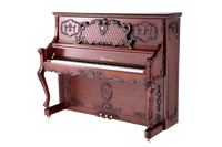 OEM High-End Performance Level RS-123Y Upright Piano Classic 88 Keys Solid Wood Mechanical Keyboard with Midi Speaker Made China