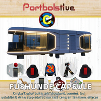 Maison préfabriquée en conteneur, maison-capsule pour usage de villa, clé des attributs d'usine