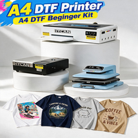 HYCAN Beginner Kit Printer DTF Desktop A3 Kecil dengan Tinta Pigmen Garansi 1 Tahun untuk Usaha Kecil Pemula