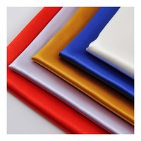 Spandex 50d 75d nuptiale polyester tissé tela satin brillant Spandex stretch dubaï crêpe dos soie Satin Tissu Pour robe