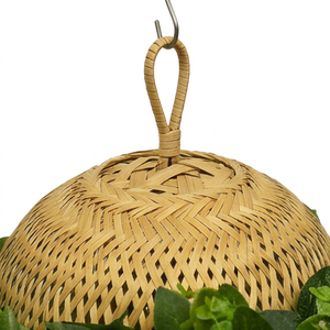 Artificial Hanging Decorative Basket with Green Foliage and Floral Arrangement for Home Balcony <b>Wall</b> Garden <b>Decor</b> - Product Image 4