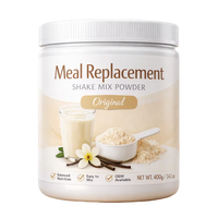 Poudre de préparation pour shake de remplacement de repas en marque blanche OEM, pot de 400g, saveur originale, nutrition équilibrée