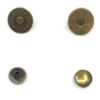 (200 Set /KOTAK) Kancing Magnetik 14/18 mm, Kancing Dompet Magnet, Kancing Logam, Penjepit, Rivet Kulit