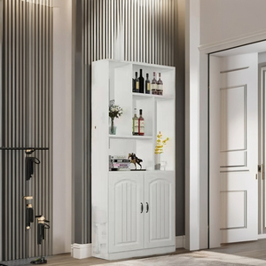 Mueble Moderno de Metal con Decoración Sencilla para Sala de Estar, Zapatero, Mueble para Vinos, Separador de Entrada, Mueble de Pasillo para el Hogar - Product Image 6