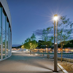 L'éclairage extérieur IP65 d'OEM/ODM imperméabilisent les réverbères solaires de 75W 240W LED meurent ingénierie de fonte d'aluminium a mené des réverbères - Product Image 4