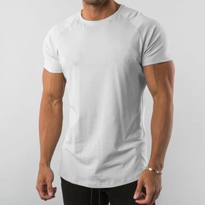 Camiseta Deportiva al por Mayor de Poliéster 94% Algodón 6% Elastano, Ropa de Gimnasio, Prenda Deportiva Lisa, Camiseta Masculina - Product Image 1