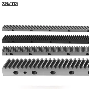 Rack de engrenagem reta da alta precisão e engrenagem do pinion para a engrenagem da máquina do aço cnc