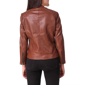 Veste en cuir de serpent de haute qualité pour femmes, écologique, imperméable, design classique, nouvelle collection automne-hiver - Product Image 2