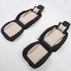 Funda de Asiento de Coche GANE, Funda Completa de Cuero, Protector de Asiento, Accesorios Interiores para Coche, Universal, Apta para 5 Asientos - Product Image 1