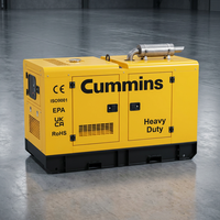 Groupe électrogène diesel triphasé silencieux 100KVA 200KVA 50Hz avec surveillance intelligente, refroidissement par eau, certifié ISO9001, garantie 2 ans