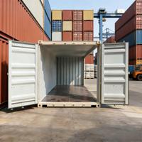 Conteneur maritime 20 pieds 20GP à double porte latérale, certifié ISO, personnalisable pour le chargement logistique de marchandises