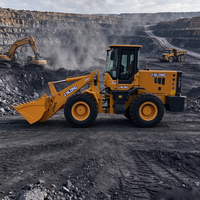 Traktor Diesel Mini 4 Roda Penggerak (4WD) dengan Pemuat Depan, Sistem Hidrolik Penuh, Transmisi Otomatis, dan Komponen Inti Reducer Hub