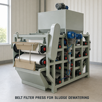 Presse à filtre à bande pour le traitement des eaux usées et la déshydratation des boues de dragage fluvial avec récupération de minéraux fins