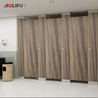 Plaque en nid d'abeille HPL ignifuge, du sol au plafond, pour cloison de toilettes