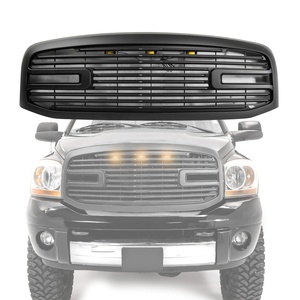 Parrilla Big Horn II 3 LED en Negro Mate con Carcasa para Ram 1500 06-08, Ram 2500 3500 06-09 - Product Image 1