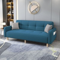 Canapé-lit moderne RH en tissu et latex, double usage, pliable, pour petites maisons, mobilier de salon et chambre, simple et moderne, pour plus de 6 personnes