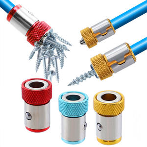 Embout de tournevis universel magnétique en acier avec manchon en acier, 1/4\", entièrement métallique, finition personnalisable OEM - Product Image 5