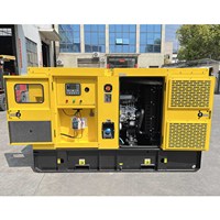 Générateur diesel silencieux jaune triphasé 50 KVA 50KVA 40KW 40 KW ISUZ U
