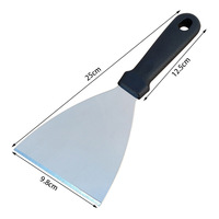 Kit d'accessoires pour plancha à surface plane, ensemble de spatules et de racloeurs, 6 pièces